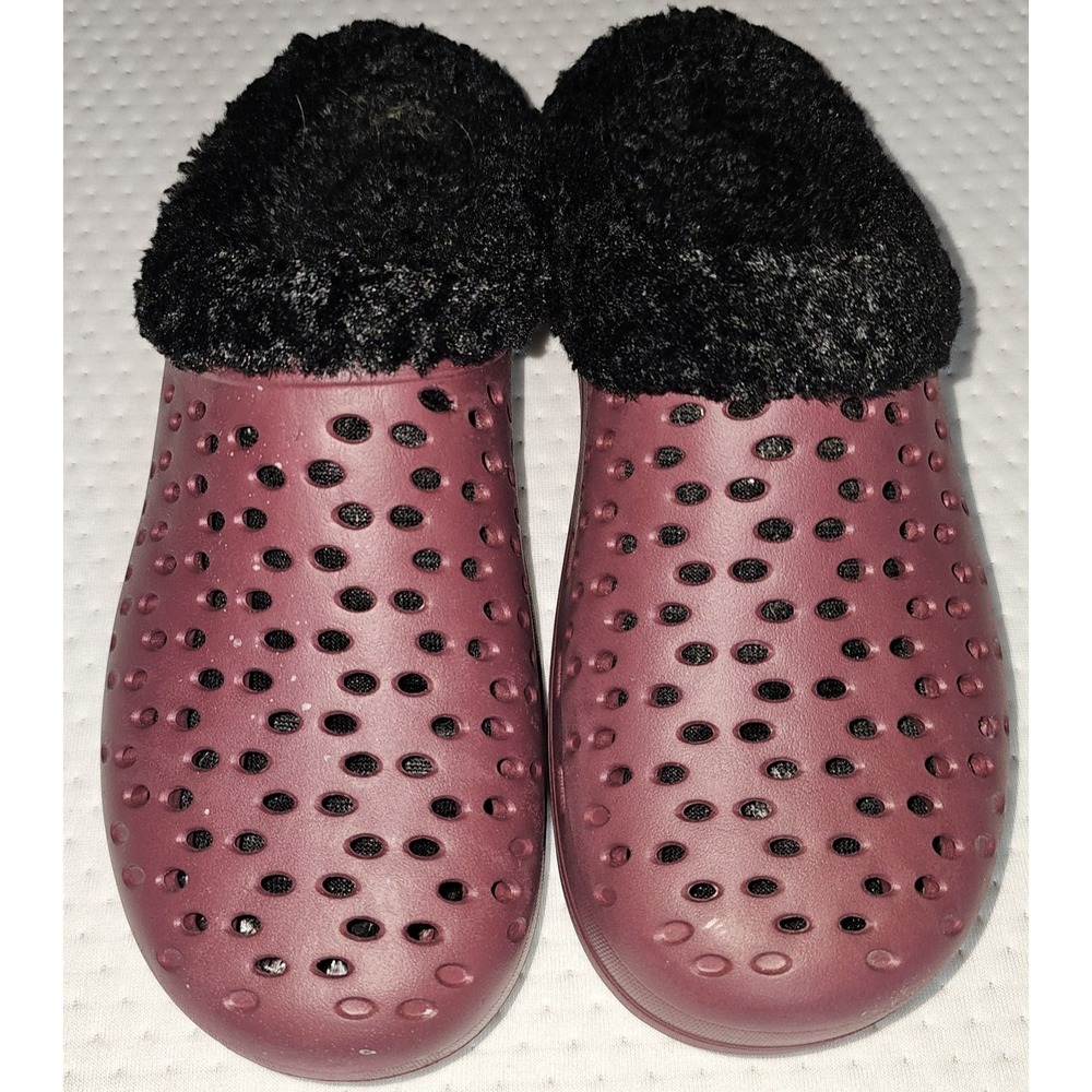 Revitalign Clog 9W Burgandy Red Port Royale Cozy Lined Fusion Vitality Recovery